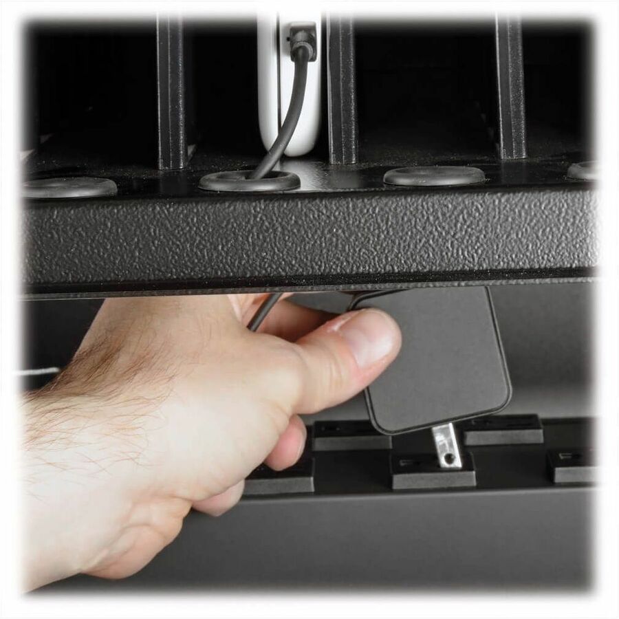 Eaton Tripp Lite 32-Outlet Locking Charging Cart with Mobility for Chromebooks & Laptops