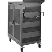 Eaton Tripp Lite 32-Outlet Locking Charging Cart with Mobility for Chromebooks & Laptops