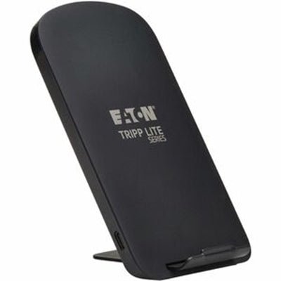 Eaton Tripp Lite Wireless Travel Stand 15W Qi Fast Charger for Apple & Samsung - Sleek Black Design