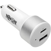Eaton TrippLite Dual-Port USB Car Charger - Fast Charge USB Type C & A for Quick Mobile Power Default Title