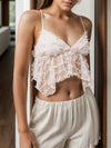 Tied V-Neck Cami White