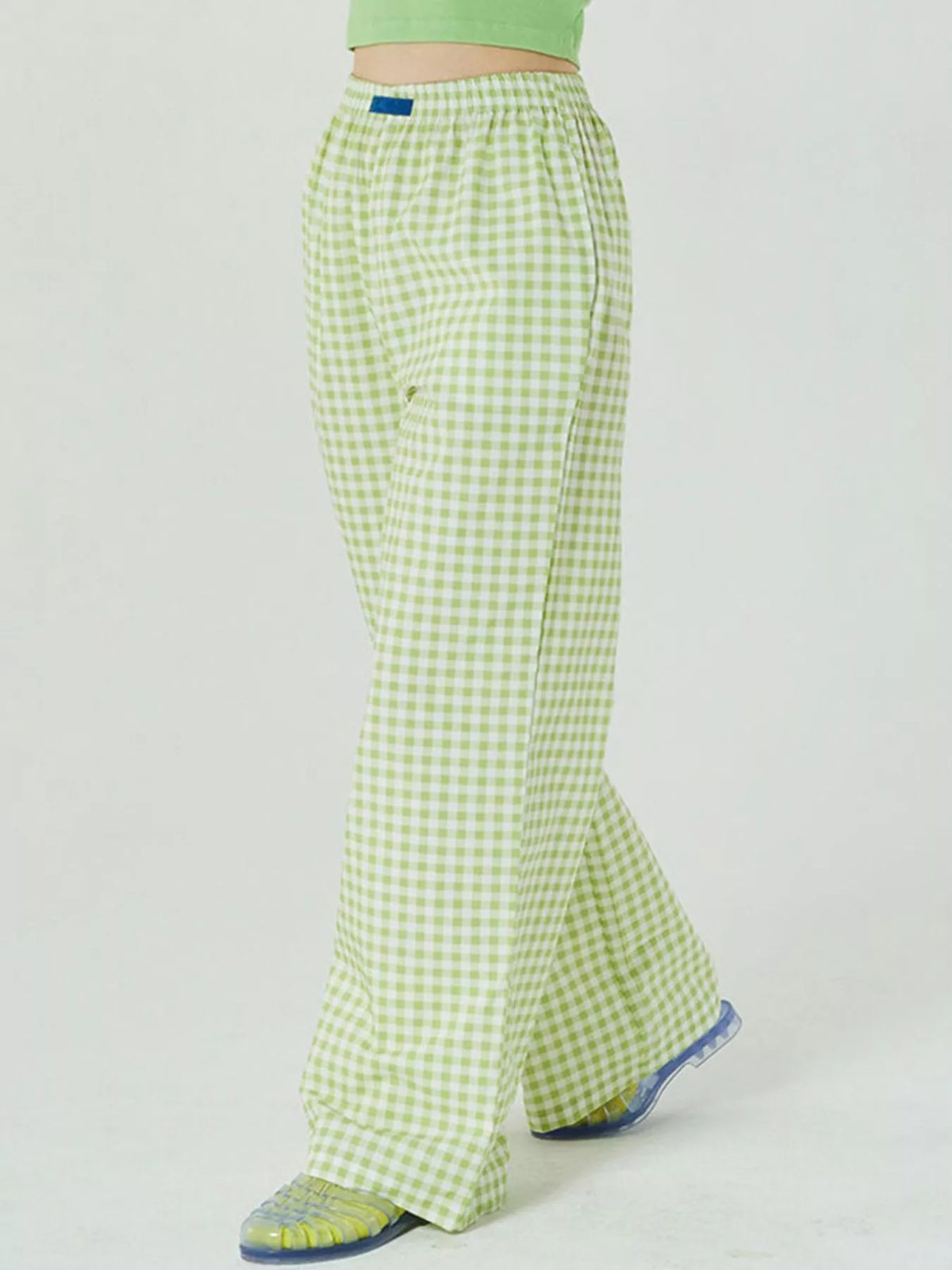Light Green Plaid / S