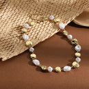 Alloy Pearl Chain Necklace