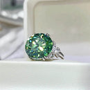 10 Carat Moissanite Ring in 925 Sterling Silver with Matching Box and Certificate - Store 42