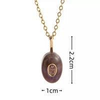 Natural Stone Pendant Necklace