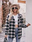 Oversized Plaid Button Up Shacket