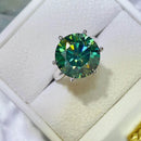 10 Carat Moissanite Engagement Ring in 925 Sterling Silver with Certificate & Matching Box - Store 42