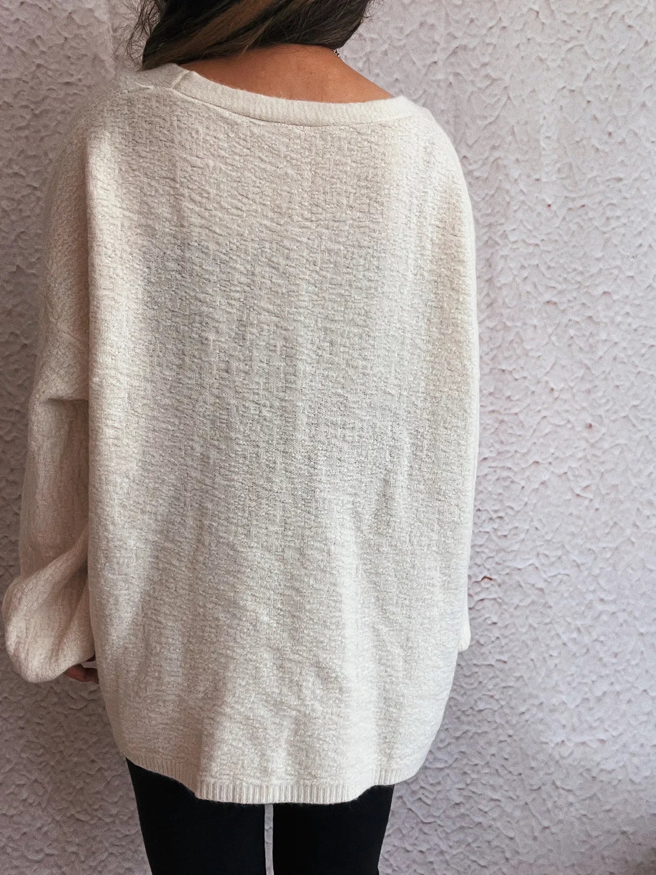 Open Front Long Sleeve Cardigan