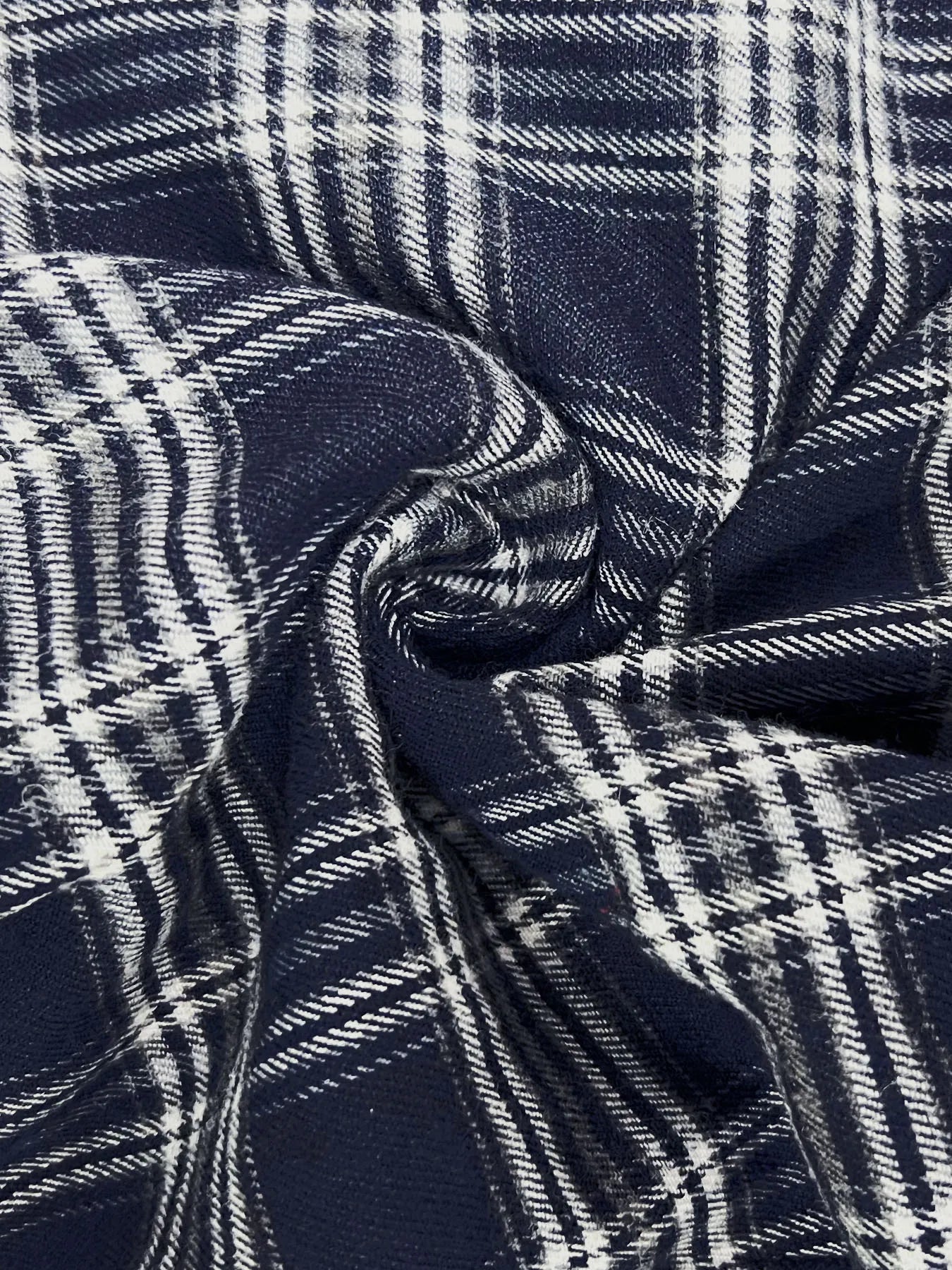 Plaid Wide Leg Drawstring Pants