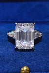10 Carat Moissanite Ring in 925 Sterling Silver with Certificate - Elegant and Durable Design - Store 42