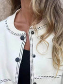 Full Size Button Up Long Sleeve Cardigan Plus Size - Store 42