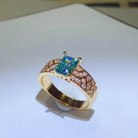 1 Carat Moissanite Ring in 925 Sterling Silver with Certificate - Elegant Jewelry - Store 42