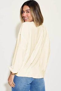 Basic Bae Full Size Ribbed Round Neck Long Sleeve T-Shirt - Store 42