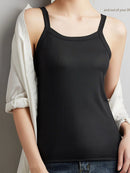 Plus Size Scoop Neck Tank Top Black