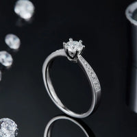 Moissanite 925 Sterling Silver Ring