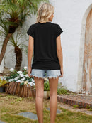 Round Neck Short Sleeve T-Shirt