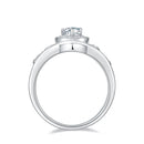 1 Carat Moissanite 925 Sterling Silver Ring