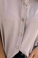 Full Size Casual Button Down Short Sleeve Loose Shirt Plus Size - Store 42