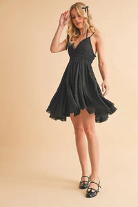 Aemi+Co Lace Detail Mini Cami Dress