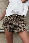 Leopard Shorts with Pockets Leopard