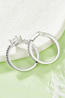 1 Carat Moissanite 925 Sterling Silver Double Layered Ring - Store 42