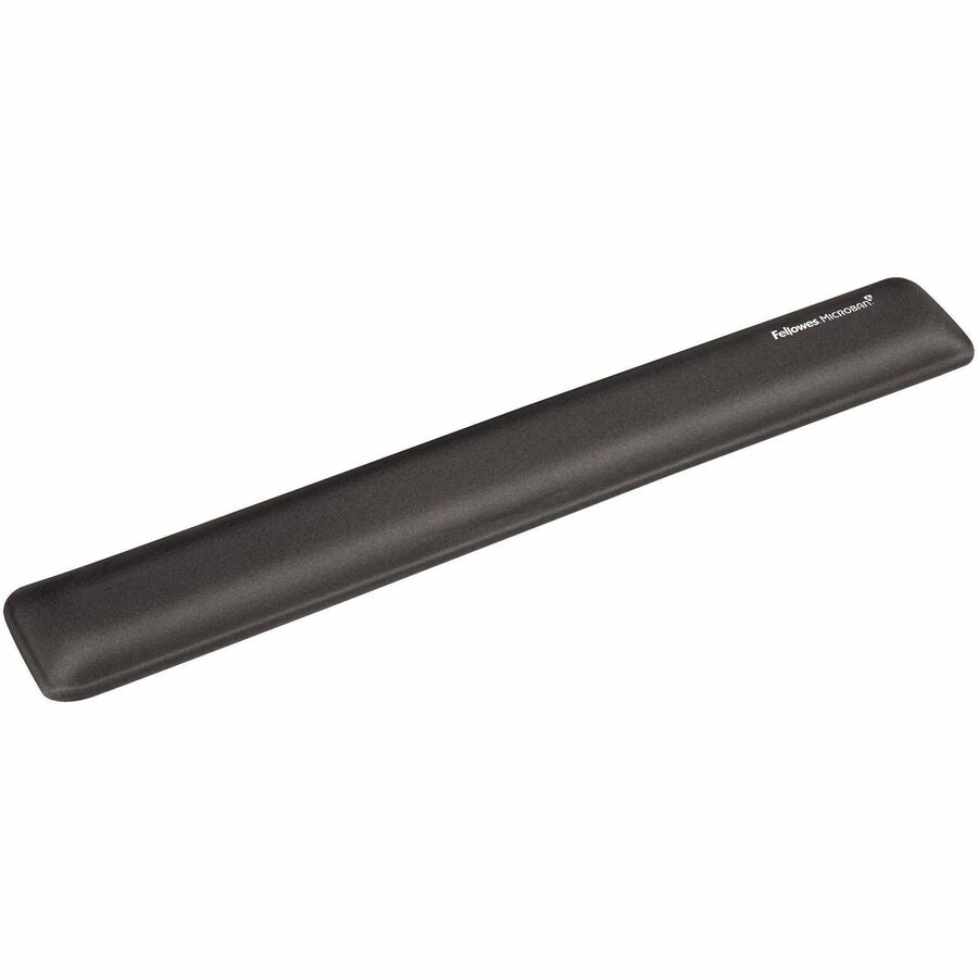 Fellowes Microban Gel Wrist Rest in Graphite - Antimicrobial Lycra Support for Comfort & Hygiene