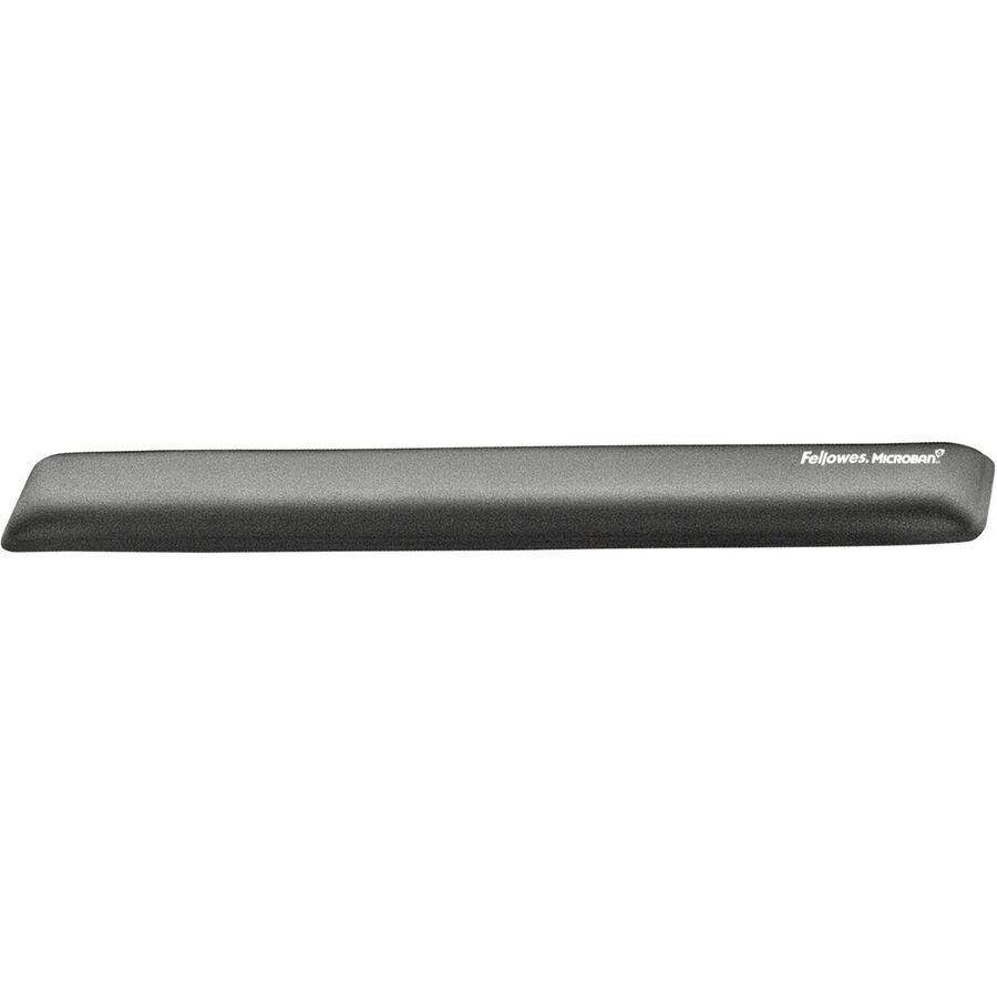 Fellowes Microban Gel Wrist Rest in Graphite - Antimicrobial Lycra Support for Comfort & Hygiene