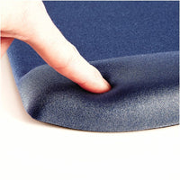 Fellowes PlushTouch Foam Wrist Rest with Microban Anti - Microbial Protection - Blue Comfort & Ergonomic Support - Store 42