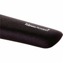 Fellowes PlushTouch Wrist Rest with Microban Antimicrobial Protection, FoamFusion Comfort - Black