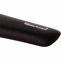 Fellowes PlushTouch Wrist Rest with Microban Antimicrobial Protection, FoamFusion Comfort - Black