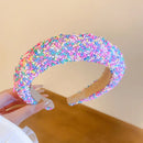Acrylic Contrast Wide Headband Style B One Size