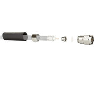 GenRF N Male LMR400 Connector - 10 Pack, Nickel Finish, No Solder, Quick Install! Default Title