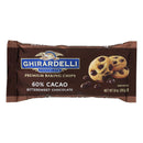 Ghirardelli 60% Cacao Bittersweet Baking Chips – 12 Bags of 10 Oz Each, Rich Flavor & Premium Quality