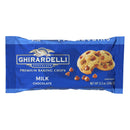 Ghirardelli Milk Chocolate Baking Chips, 11.5oz, Case of 12 - Rich & Creamy Melt-Your-Mouth Texture