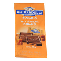 Ghirardelli Milk Chocolate Caramel Squares, 6 Bags, Premium Kosher-Dairy Indulgence Default Title
