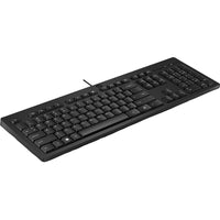 HP 125 Wired Keyboard - Full Size Comfort, Adjustable Feet & Eco - Friendly Design - Store 42