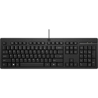 HP 125 Wired Keyboard - Full Size Comfort, Adjustable Feet & Eco - Friendly Design - Store 42