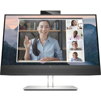HP E24mv G4 23.8" FHD Monitor with 5MP Pop - Up Webcam, Ergonomic Design & Eye Ease Technology - Store 42