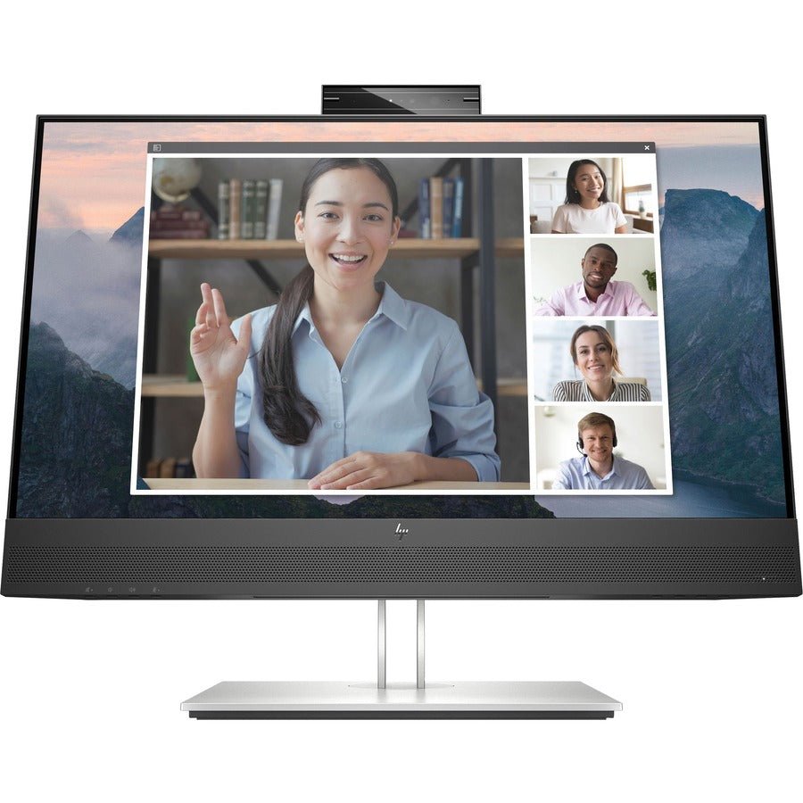 HP E24mv G4 23.8" FHD Monitor with 5MP Pop - Up Webcam, Ergonomic Design & Eye Ease Technology - Store 42