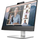 HP E24mv G4 23.8" FHD Monitor with 5MP Pop - Up Webcam, Ergonomic Design & Eye Ease Technology - Store 42