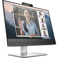 HP E24mv G4 23.8" FHD Monitor with 5MP Pop - Up Webcam, Ergonomic Design & Eye Ease Technology - Store 42
