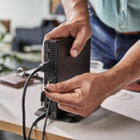 HP Elite Mini 800 G9 Desktop PC, Intel i5 14G RAM, 256GB SSD, Compact Black Design - Store 42