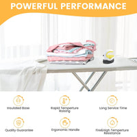 HTVRONT 2nd Gen Portable Mini Heat Press Machine for Easy DIY Heat Transfers on Clothing & Accessories