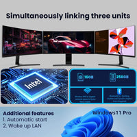 Intel Core i9-8950HK Mini PC with 16GB RAM, 1TB Storage, Win11 & WiFi 6 - Compact Powerhouse