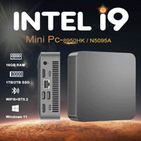 Intel Core i9-8950HK Mini PC with 16GB RAM, 1TB Storage, Win11 & WiFi 6 - Compact Powerhouse