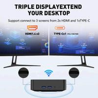 Intel Core i9-8950HK Mini PC with 16GB RAM, 1TB Storage, Win11 & WiFi 6 - Compact Powerhouse