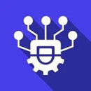 Illustration representing AI technology with interconnected nodes and gears, symbolizing the AI Prompt Engineering Course by My Store - Unlock Practical Skills for Effective Workflows and Creativity.