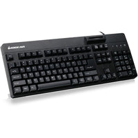 IOGEAR 104 - Key CAC Keyboard with Integrated Smart Card Reader, TAA - Compliant USB Security - Store 42