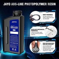 JAYO 3D Printer Resin - ABS-Like, Water Washable, 395-405nm, Durable High-Detail Prints