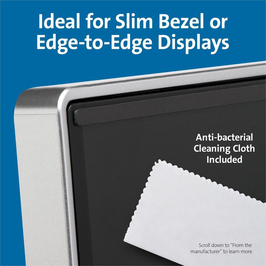 Kensington 24 Inch Magnetic Privacy Screen - Blue Light Reduction & Anti-Glare Design